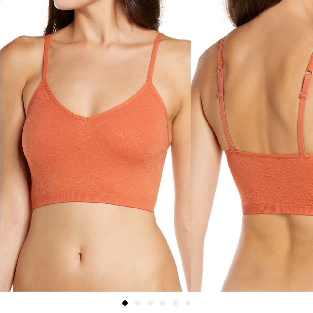 NWT Honeydew Intimates Orange Keagan Cami in Sedona Large